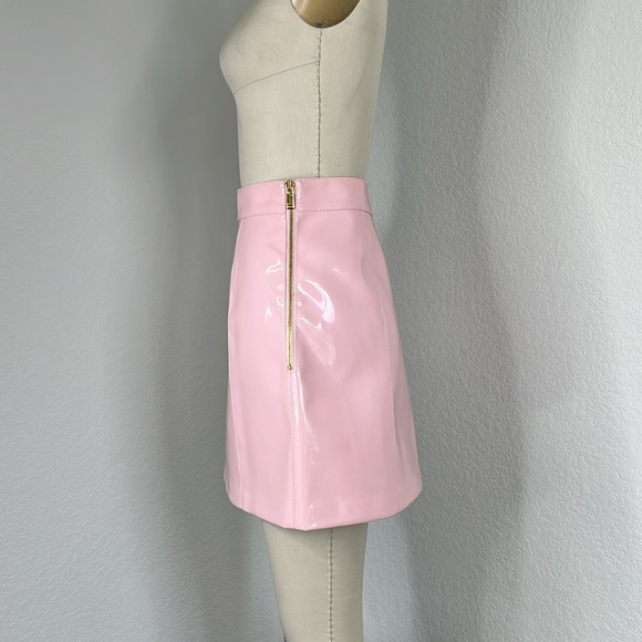 Emilio Pucci Patent Leather Mini Skirt Pink - Picture 4 of 15